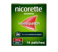 Nicorette InvisiPatch, Nicotine Patches Step 1, 25mg, 14 count, Eff...