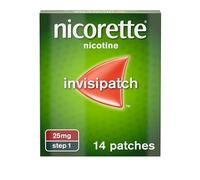 Nicorette Step 1 Invisi 25mg Patch Nicotine 14 Patches (Stop Smoking Aid)