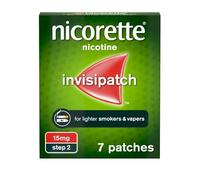 Nicorette InvisiPatch, Nicotine Patches Step 2, 15mg, 7 count, Effective and discreet Stop Smoking and Stop Vaping Aid, Nicotine Patches to Beat Cravings & Withdrawal Symptoms (Quit Smoking or Vaping)