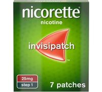 Nicorette InvisiPatch, Step 1, 25 mg, 7 Nicotine Patches (Quit Smoking & Stop Smoking Aid)