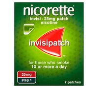 Nicorette InvisiPatch, Step 1 , 25 mg, 7 Nicotine Patches (Stop Smoking Aid)