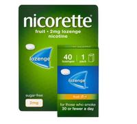 Nicorette Lozenge Fruit 2mg 40 Pack