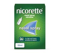 Nicorette Nasal Spray (1x 10ml), Fast-Acting Nicotine Nasal Spray to Help Stop Smoking, Cessation Aid for Relief from Cravings and Nicotine Withdrawal