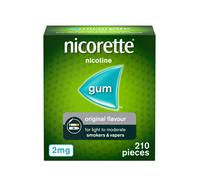 Nicorette Original 2mg Gum (210 pieces), Discreet Stop Smoking and Stop Vaping A