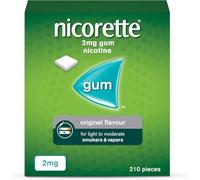 Nicorette 2mg Gum Original Flavour 210 Pieces