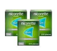 Nicorette Original 4mg Gum 12 W undle 3 x 210 Pieces 210 Piece