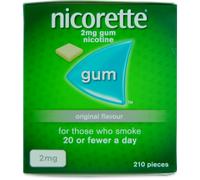 Nicorette Original Gum 2mg 210 Pack