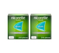 Nicorette Original Gum 2mg 210 Pieces 210 Piece