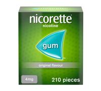 Nicorette Original Gum 4mg 210 Pieces 210 Piece