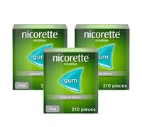 Nicorette Original Gum 4mg 210 Pieces 210 Piece