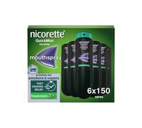 Nicorette QuickMist Mouthspray, Freshmint (6 x 150 Sprays)