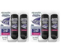 Nicorette® QuickMist SmartTrack™ Mouthspray- 2 x 150 Sprays (Cool Berry) (Packing May Vary) (Pack of 2)