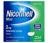 Nicotinell 2mg Lozenges - Mint 204 Pack pack