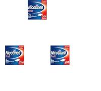 Nicotinell Fruit Gum 2mg (204 Pieces), Stop Smoking Aid, Sugar Free Nicotine Gum, Mild Fruit Flavour, 2mg Regular Strength for Light Smokers, Quit Smoking Aid (Pack of 3)
