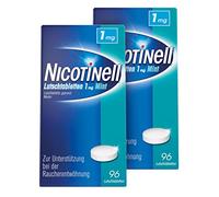 Nicotinell Lozenges 1 mg Mint Pack of 192 (2 x 96): Discreet Support for Smoking Cessation