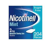 Nicotinell Mint Gum 2mg (204 Pieces), Nicotine Gum, Mega Pack