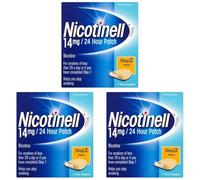Nicotinell Nicotine 14mg Patch (3 x Pack of 21), Nicotine Patches, Stop Smoking Aid, 24h Craving Control, Step 2 for Moderate Smokers, Quit Smoking Aid