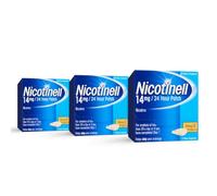 Nicotinell Nicotine 14mg Patch (3 x Pack of 7), Nicotine Patches, Stop Smoking Aid, 24h Craving Control, Step 2 for Moderate Smokers, Quit Smoking Aid