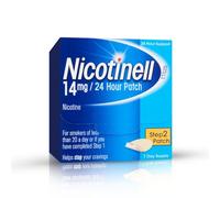 Nicotinell Nicotine 14mg Patch (Pack of 7), Nicotine Patches, Stop Smoking Aid, 24h Craving Control, Step 2 for Moderate Smokers, Quit Smoking Aid