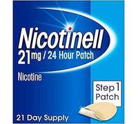 Nicotinell Nicotine Patch Stop Smoking Aid Step 1, 21 mg 24 Hour 21 Patches