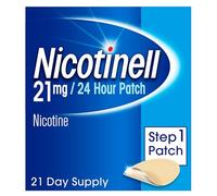 Nicotinell Nicotine 21mg 21Patches, Nicotine Patches, Stop Smoking Aid ,24h Craving Control, Step 1 for Heavy Smokers, Quit Smoking Aid