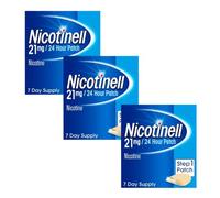 Nicotinell Nicotine 21mg Step 1 Patch (3 x 7 Days Pack), Nicotine Patches, Stop Smoking Aid, 24h Craving Control, Quit Smoking Aid