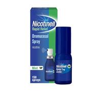 Nicotinell Nicotine Mouthspray 1mg, Fresh Mint Flavour (1 x 150 Sprays), Quit Smoking or Vaping Aid - Starts Reducing Cravings in 30 Seconds, Lasts up to 2 Hours