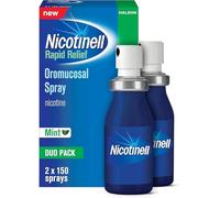 Nicotinell Rapid Relief 1mg/Spray Oromucosal Spray - Duo pack 2 x 150 sprays