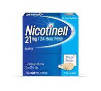 Nicotinell Nicotine Patch, Quit Smoking Aid Step 1, 24 Hour Patch, 21 mg, Pack of 7