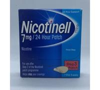 Nicotinell Nicotine Patch Stop Smoking Aid Step 3, 7 mg 24 hour 7 patches