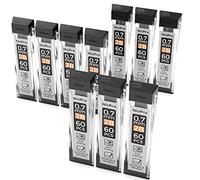 Nicpro 600pcs Mechanical Pencil Refills 0.7 mm, Break Resistant Mechanical Pencil Refills 2B, 60 Pack Per Tube, 10 Tubes