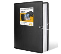 Nicpro Art Portfolio 11x17, Upgraded Large Portfolio Folder for Artwork with 30 Pockets Display 60 Pages, Presentation Book Binder with Protector Sleeves for Kids & Artists Drawing