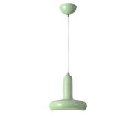 NICRX Colorful Modern Pendant Light with E27 Socket and 150cm Adjustable Cord, Metal Hanging Lights Ceiling Lamp for Bedroom, Kitchen, Dining Room, Minimalist Home or Café Lighting (Mint Green)