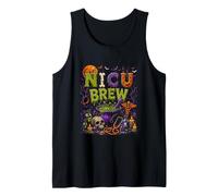 NICU Brew Halloween Witch Costume Nurse Nursing Costume Team Tank Top