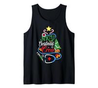 NICU Christmas Crew Stethoscope Neonatal Nursing Xmas Tank Top