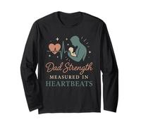 NICU Dad Preemie Father Tiny But Mighty Neonatal Care Fight Long Sleeve T-Shirt