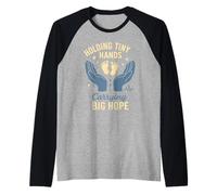 NICU Dad Preemie Father Tiny But Mighty Neonatal Care Fight Raglan Baseball Tee