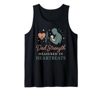 NICU Dad Preemie Father Tiny But Mighty Neonatal Care Fight Tank Top