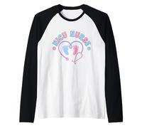 NICU Neonatal Intensive Care Nurse NICU Nurse Nursing RN Raglan Baseball Tee