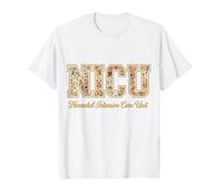 NICU Neonatal Intensive Care Unit Floral Pride T-Shirt