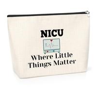 Nicu Nurse Appreciation Gifts Cosmetic Bag Labor and Delivery Nurse Gifts Thank You Gift for OBGYN Doctor Nurse Makeup Travel Pouch Nurse Practitioner Gifts for Women Christmas Birthday Presents