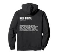 NICU Nurse Definition Funny Caregiver Appreciation Pullover Hoodie