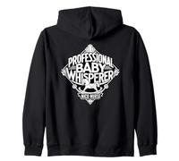 NICU Nurse Funny Baby Whisperer Zip Hoodie