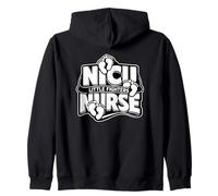 NICU Nurse Little Fighters Zip Hoodie