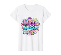 NICU Nurse Neonatal Intensive Care Unit Nursing Cute Babies Value Graphic T-Shirt, Women, White, S