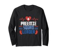 NICU Nurse Preemie Squad Leader Long Sleeve T-Shirt