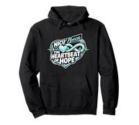 NICU Nurse The Heartbeat of Hope Pullover Hoodie