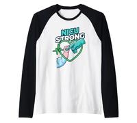 Nicu Strong Nursing Medical Neonatal Nurse Care Profession Raglan Baseball Tee