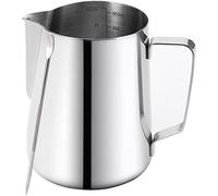 Nicunom 960ml Milk Frothing Pitcher, 304 Stainless Steel Steaming Pitcher with Decorating Art Pen, Milk Coffee Cappuccino Latte Art Barista Steam Pitchers Milk Jug Cup for Espresso Machines Latte Art