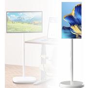 Nicvrea 21.5'' Smart Portable TV Touch Screen Portable TV Monitor Android 12 6000mAh Battery Dual Speakers 4+64G